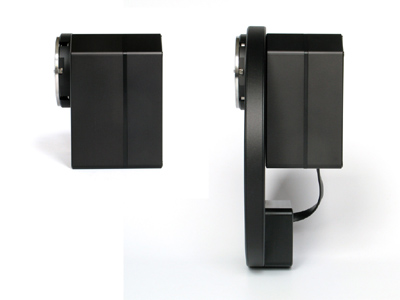 G2 camera with internal filter wheel (left) and with external filter wheel (right)