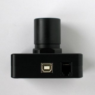 USB and Autoguider ports on the bottom side of the G1 guider cameras