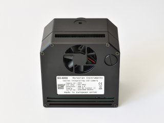 Fans and air output vents on the back side of the camera
