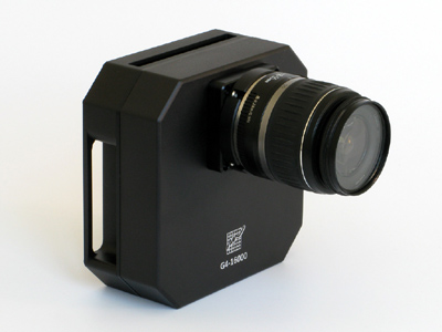Kamera G4-16000 s objektivem standardu Canon EOS